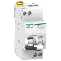 Диф. автоматичний вимикач iDPN N VIGI 1P+N, 6кА, 10A, крива С, тип А-SI, 30мA, Schneider Electric A9D33610