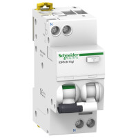 Диф. автоматичний вимикач iDPN N VIGI 1P+N, 6кА, 25A, крива С, тип А-SI, 30мA, Schneider Electric A9D33625