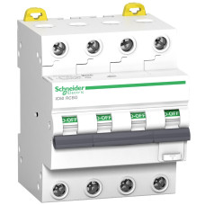 Диф. автоматичний вимикач IC60 4P, 6кA, 25А, крива C, тип АC, 30mA, Schneider Electric A9D57425
