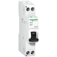 Диф. автоматичний вимикач iDif K 1P+N 10A С АС 30мA Schneider Electric A9D63610