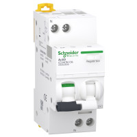 Дифф. автоматический выключатель iCV40N 1P+N, 6A, кривая C, 30мA, тип АС, Schneider Electric A9DE3606
