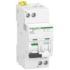 Диф. автоматичний вимикач iCV40H 1P+N, 10кА, 20А, крива C, тип AC, 30мA, Schneider Electric A9DE4620