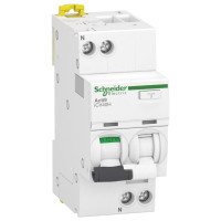Диф. автоматичний вимикач iCV40H 1P+N, 10кА, 16А, крива B, тип A, 30мA, Schneider Electric A9DG4616