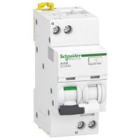 Диф. автоматичний вимикач iCV40N 1P+N, 6A, крива B, 30мA, тип АC, Schneider Electric A9DH3606