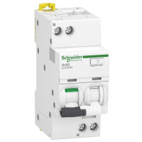 Диф. автоматичний вимикач iCV40N 1P+N, 10A, крива B, 30мA, тип АC, Schneider Electric A9DH3610