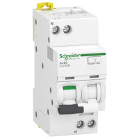 Диф. автоматичний вимикач iCV40N 1P+N, 40A, крива B, 30мA, тип АC, Schneider Electric A9DH3640