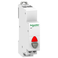 Выключатель кнопочный Acti9 iPB, 1НЗ, с красным индикатором 110-230В Schneider Electric A9E18037