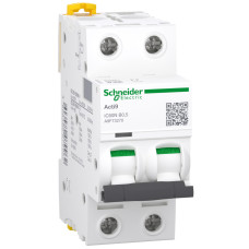 Автоматичний вимикач iC60N 2P 0,5A B Schneider Electric A9F73270