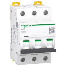 Автоматичний вимикач iC60N 3P 3A B Schneider Electric A9F73303