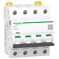 Автоматичний вимикач iC60N 4P 1A B Schneider Electric A9F73401
