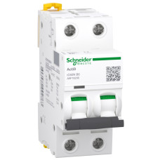 Автоматичний вимикач iC60N 2P 6A B Schneider Electric A9F78206
