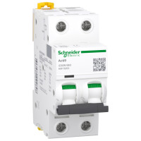 Автоматичний вимикач iC60N 2P 63A B Schneider Electric A9F78263