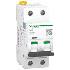 Автоматичний вимикач iC60N 2P 63A B Schneider Electric A9F78263