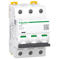 Автоматичний вимикач iC60N 3P 50A B Schneider Electric A9F78350