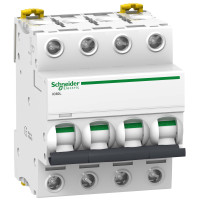 Автоматический выключатель iC60L 4P 63A C Schneider Electric A9F94463