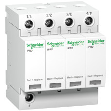 Обмежувач перенапруження iPRD8 8/2.5kA 350V 4P Schneider Electric A9L08400