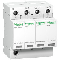 Обмежувач перенапруження iPRD20 r 20/5kA 350V 3P+N+СИГН Schneider Electric A9L20601