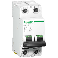 Автоматичний вимикач C60H-DC 500В 2P 0.5А С Schneider Electric A9N61520