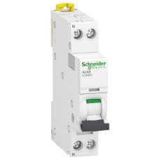 Автоматичний вимикач iC60N 40А 1P+N B 6 кА, Schneider Electric A9P44640