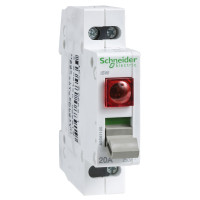 Вимикач навантаження Acti9 iSW з індикатором, 2P, 20A, Schneider Electric A9S61220