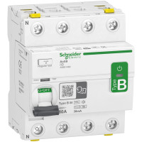 УЗО Дифф. выключатель нагрузки iID 4P 80A 30mA B-SI, Schneider Electric A9Z61480
