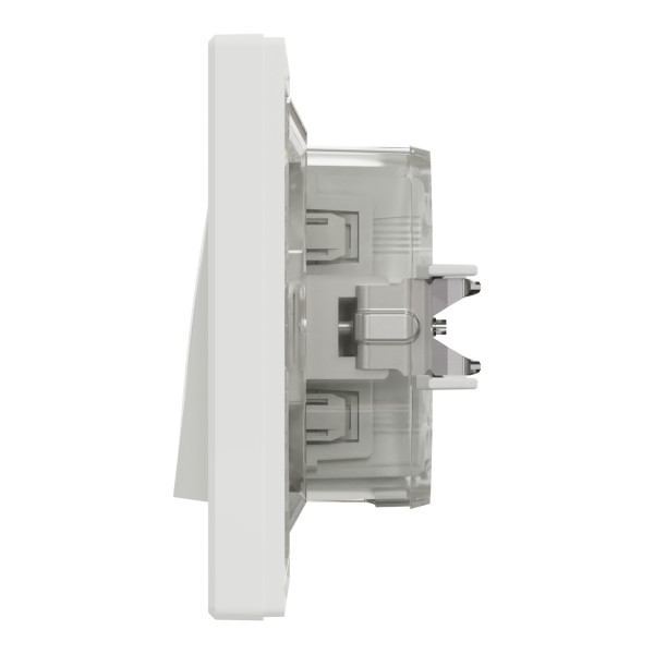 Вимикач зі ступенем захисту IP44, Білий, Asfora EPH0100221