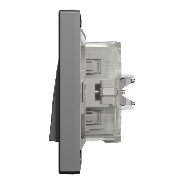 Вимикач зі ступенем захисту IP44, Антрацит, Asfora, EPH0100271
