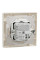 Розетка USB, 2 виходи, тип А+С 2,4А, Кремова, Asfora EPH2700323