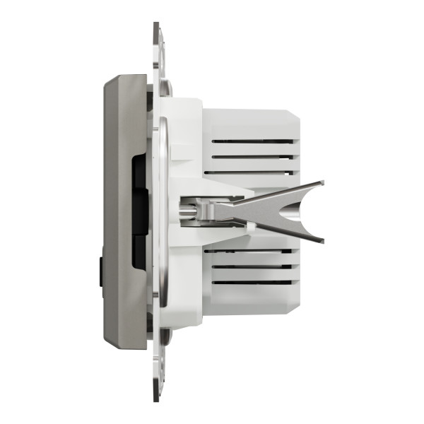 Розетка USB, 2 виходи, тип А+С 2,4А, Бронза, Asfora EPH2700369