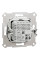 Розетка USB, 2 виходи, тип А+С 2,4А, Антрацит, Asfora EPH2700371