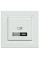 Розетка USB, 2 выхода, тип А+С  21 Вт, Белая, Asfora EPH2700521