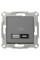 Розетка USB, 2 выхода, тип А+С  21 Вт, Антрацит, Asfora EPH2700571