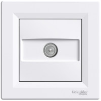 Розетка TV оконечная (1 дБ) Белая, Asfora EPH3200121
