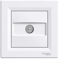Розетка TV проходная (8 дБ) Белая, Asfora EPH3200321
