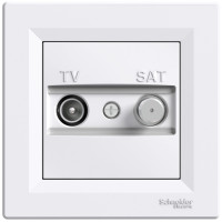 TV-SAT Р-ТКА ПРОХІД БІЛА ASFORA Schneider Electric EPH3400221
