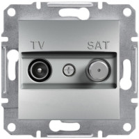 Розетка TV-SAT индивидуальная (1 дБ) Алюминий Asfora, EPH3400461
