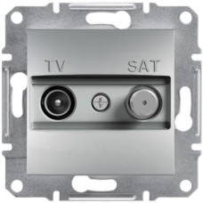 Розетка TV-SAT індивідуальна (1 дБ) Алюміній, Asfora, EPH3400461