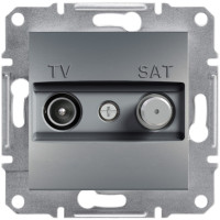 Розетка TV-SAT індивідуальна (1 дБ) Сталь, Asfora, EPH3400462