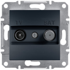 Розетка TV-SAT індивідуальна (1 дБ) Антрацит, Asfora, EPH3400471