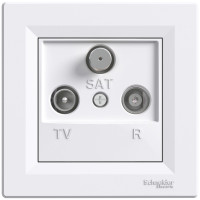 TV-R-SAT РОЗЕТКА КІН БІЛА ASFORA Schneider Electric EPH3500121