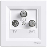 TV-SAT-SAT РОЗЕТКА КІН БІЛА ASFORA Schneider Electric EPH3600121
