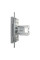 Розетка комп'ютерна, RJ45, кат.5е, UTP, Сталь, Asfora, EPH4300162