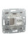 Розетка комп'ютерна, RJ45, кат.5е, UTP, Бронза, Asfora, EPH4300169