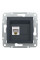 Розетка комп'ютерна, RJ45, кат.5е, UTP, Антрацит, Asfora, EPH4300171