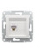 Розетка комп'ютерна, RJ45, кат.5е, UTP, Біла, Asfora EPH4370121