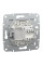 Розетка комп'ютерна, RJ45, кат.5е, UTP, Біла, Asfora EPH4370121