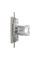 Розетка комп'ютерна, RJ45, кат.5е, UTP, подвійна, Бронза, Asfora, EPH4400169