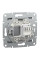 Розетка комп'ютерна, RJ45, кат.6, UTP, Сталь, Asfora, EPH4700162