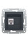 Розетка комп'ютерна, RJ45, кат.6, UTP, Антрацит, Asfora, EPH4700171
