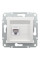 Розетка комп'ютерна, RJ45, кат.6, UTP, Біла, Asfora EPH4770121